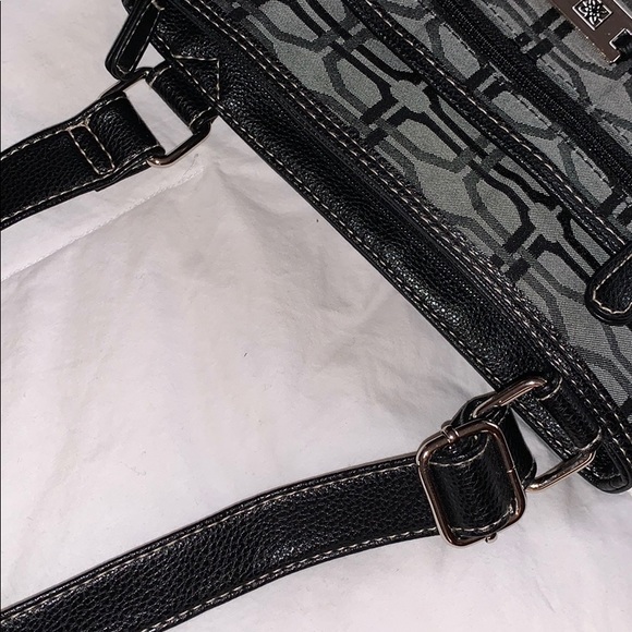 Black & Gray Patterned Crossbody - Picture 8 of 14